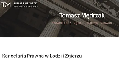 Kancelaria Adwokacka Adwokat Tomasz Mędrzak